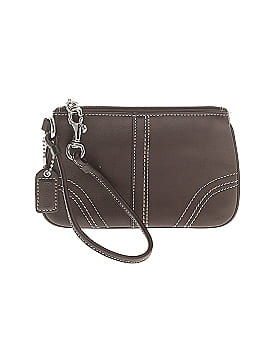 Coach Leather Wristlet