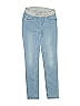 Justice Solid Blue Jeggings Size 10 - photo 1