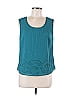 Chadwicks 100% Polyester Teal Sleeveless Blouse Size 8 - photo 1