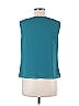 Chadwicks 100% Polyester Teal Sleeveless Blouse Size 8 - photo 2
