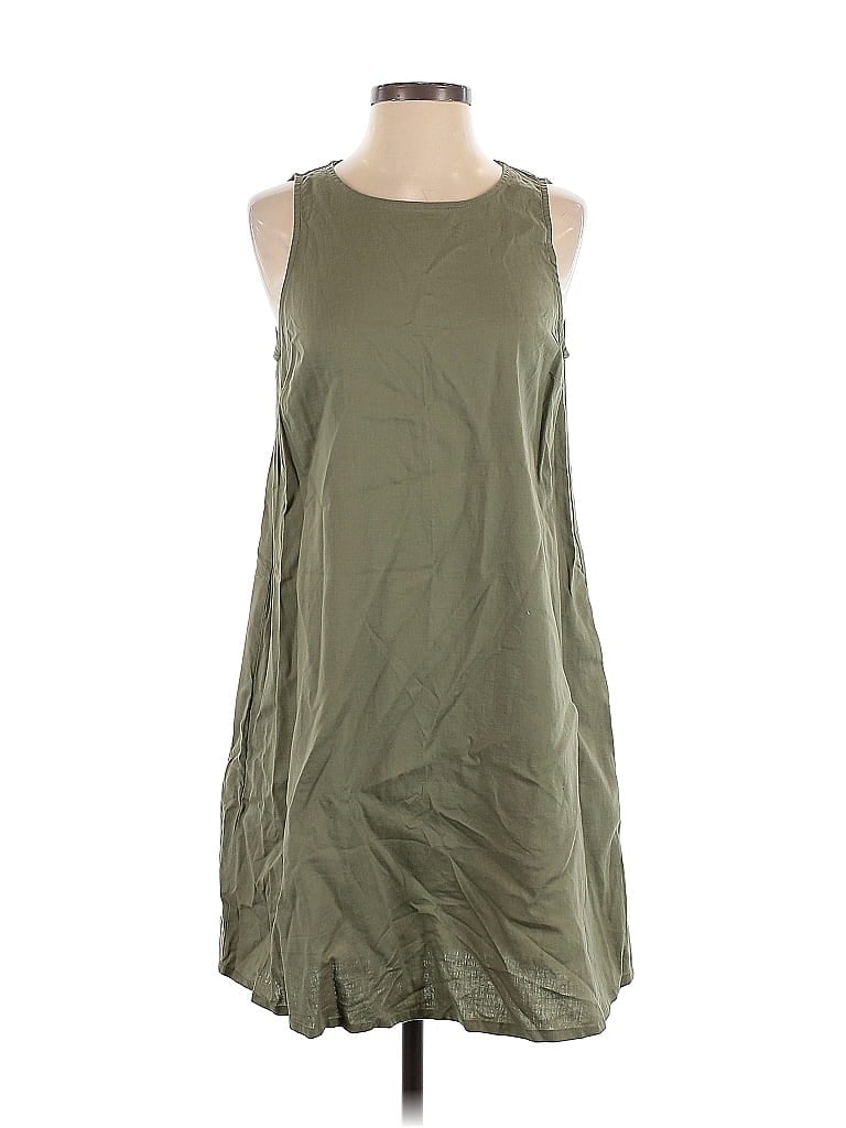 Soho JEANS NEW YORK & COMPANY Solid Green Casual Dress Size S - photo 1