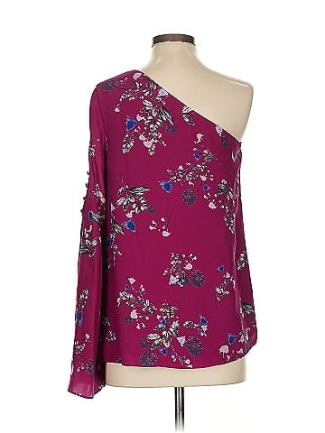 Parker 3/4 Sleeve Silk Top (view 2)