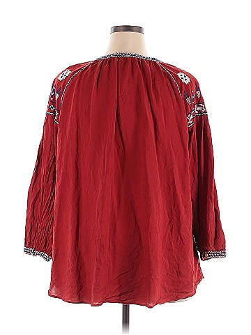 Ann Taylor LOFT 3/4 Sleeve Blouse (view 2)