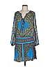Hale Bob 100% Silk Paisley Blue Casual Dress Size M - photo 1