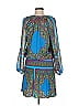 Hale Bob 100% Silk Paisley Blue Casual Dress Size M - photo 2