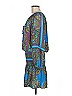 Hale Bob 100% Silk Paisley Blue Casual Dress Size M - photo 5