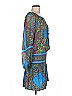 Hale Bob 100% Silk Paisley Blue Casual Dress Size M - photo 4