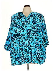 Woman Within 3/4 Sleeve Blouse