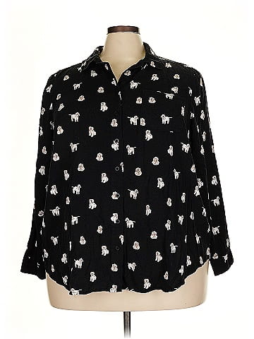 Torrid 3/4 Sleeve Blouse (view 1)