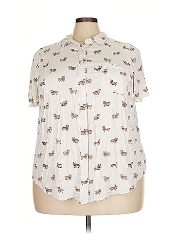 Torrid Short Sleeve Button-Down Shirt (view 1)