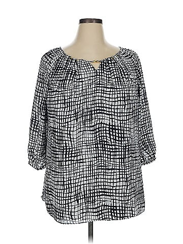 Cato 3/4 Sleeve Blouse (view 1)