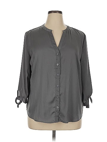 New York & Company 3/4 Sleeve Blouse (view 1)