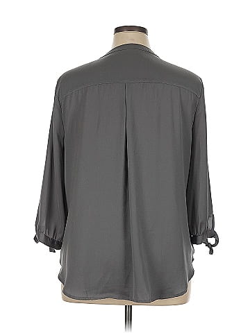 New York & Company 3/4 Sleeve Blouse (view 2)