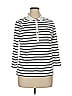 L-RL Lauren Active Ralph Lauren White 3/4 Sleeve Top Size XL - photo 1