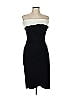Alex Evenings Color Block Black Cocktail Dress Size 6 - photo 1
