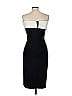 Alex Evenings Color Block Black Cocktail Dress Size 6 - photo 2