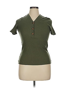 Sézane Short Sleeve Henley