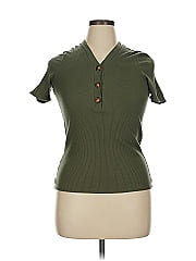 Sézane Short Sleeve Henley