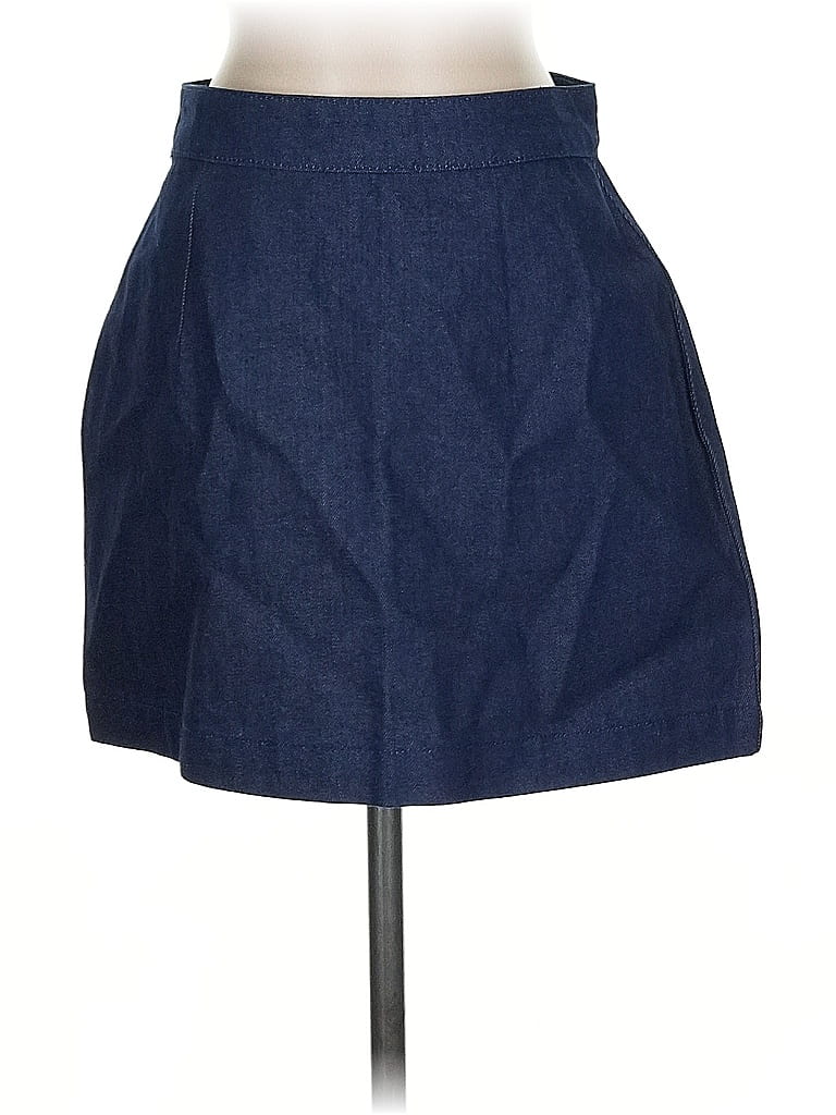 Pre-owned Weworewhat Denim Skirt In Blue