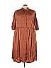 The Drop 100% Tencel Lyocell Orange Brown Casual Dress Size 4X - photo 1