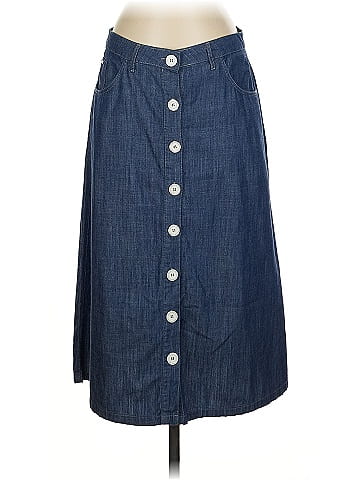 Beija-Flor Denim Skirt (view 1)