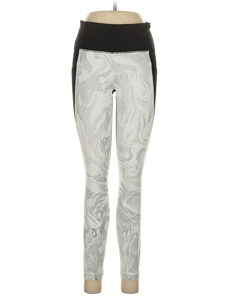 Pre-owned Athleta Active Pants In Silver