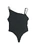 Out From Under Solid Black Bodysuit Size XL - photo 1