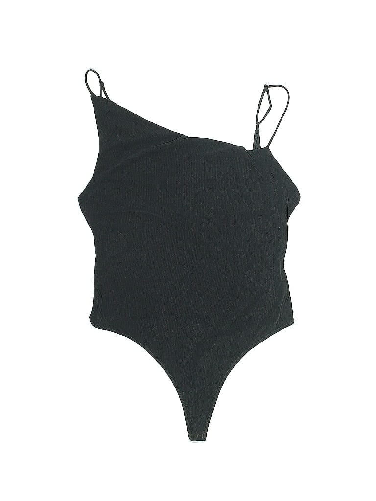 Out From Under Solid Black Bodysuit Size XL - photo 1