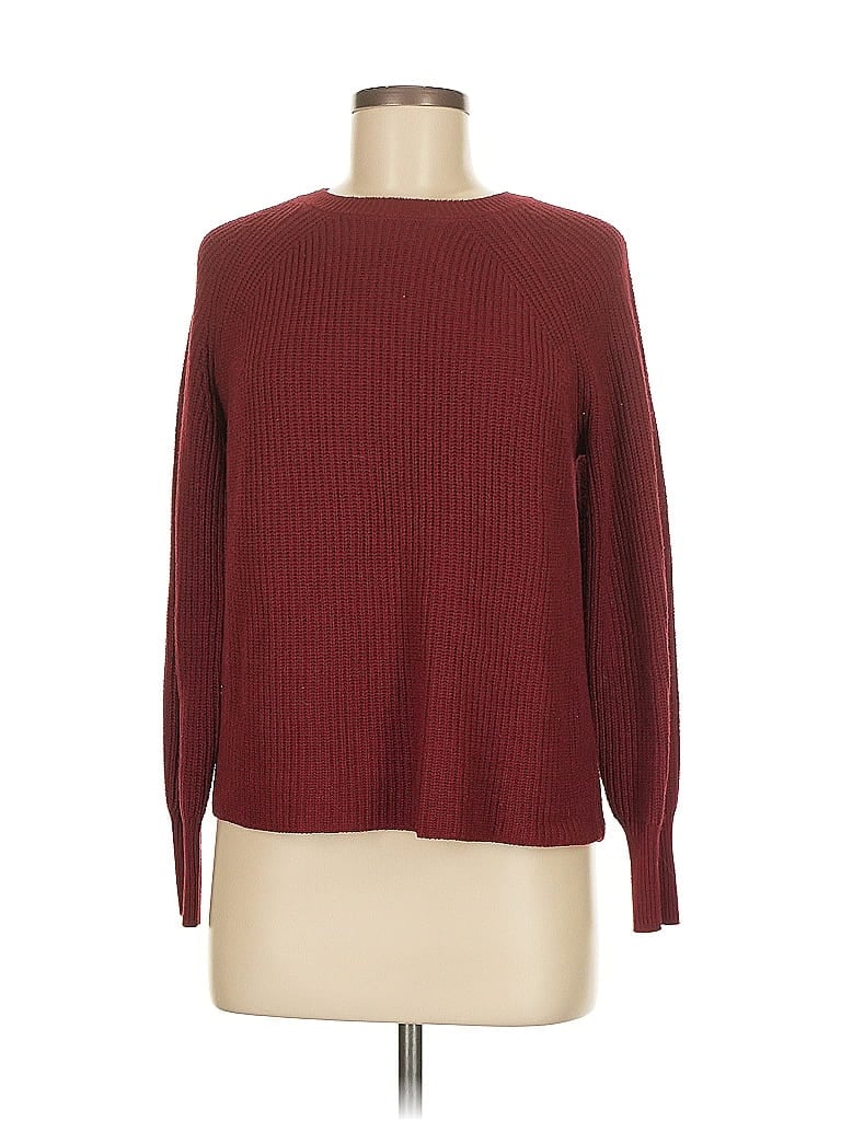 Pre-owned Jessica Simpson Pullover Sweater In Burgundy