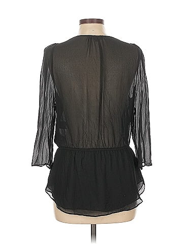 Babaton 3/4 Sleeve Silk Top (view 2)