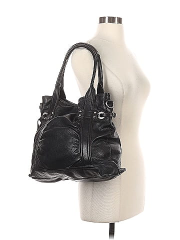 B Makowsky Leather Satchel (view 2)