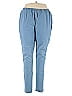 Woman Within Solid Blue Casual Pants Size 22 (tall) - photo 1