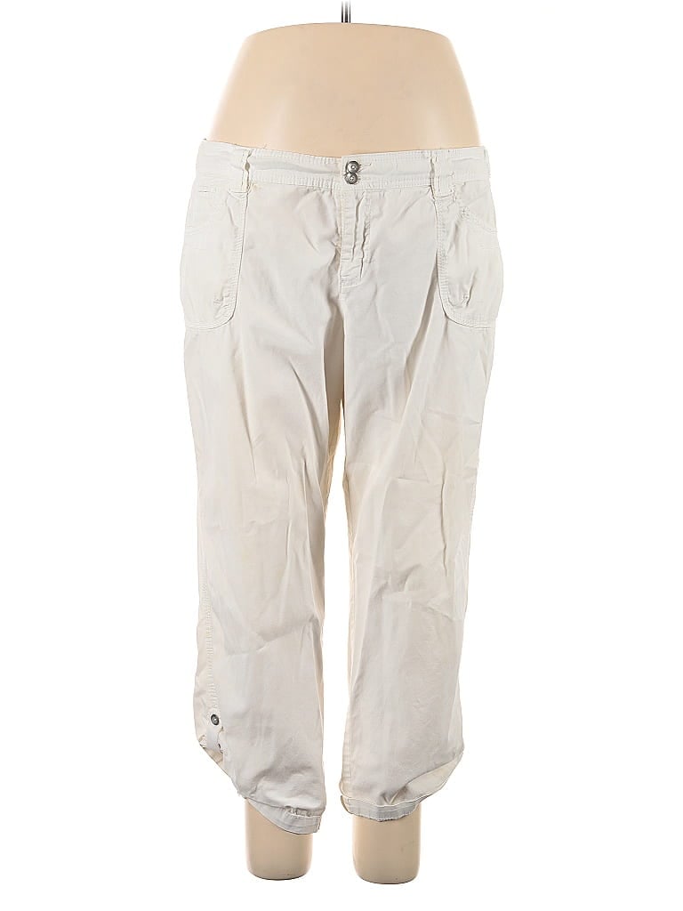Pre-owned Nine West Khaki Pant In White