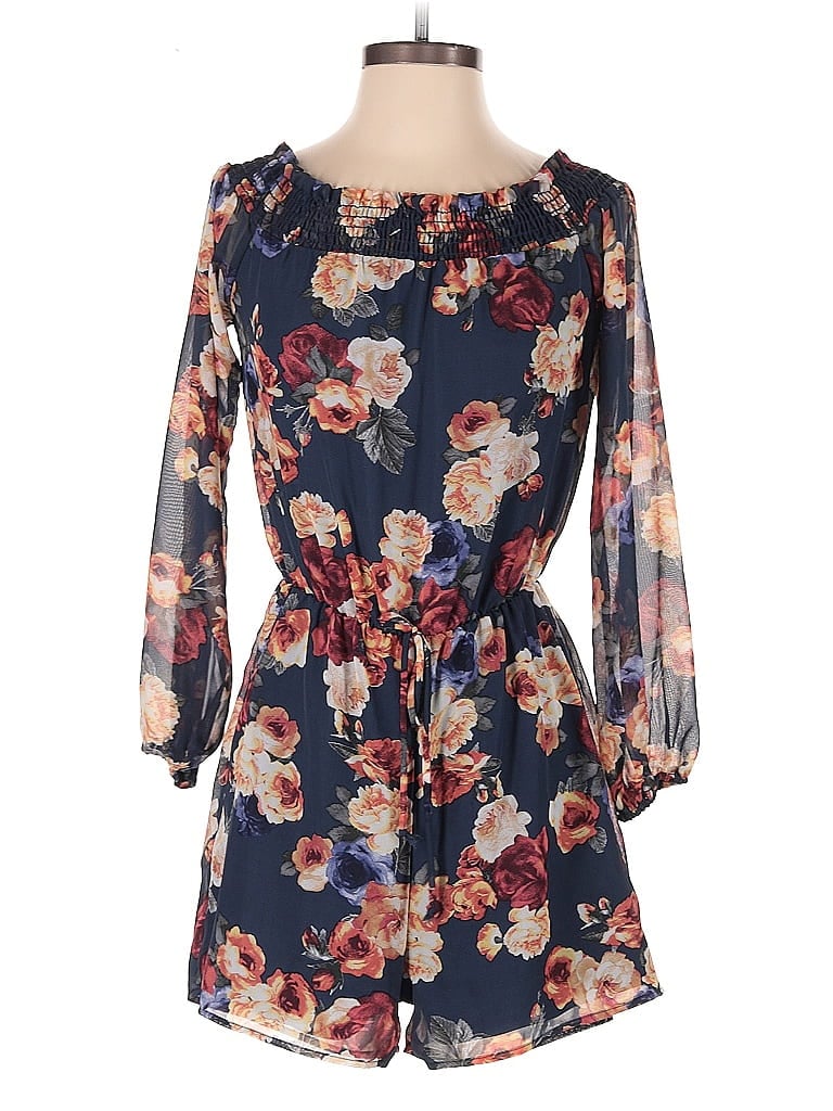 Click to view more detailed imagery on our partner's website Pre-owned Crystal Doll Romper In Blue