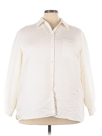 Elisabeth by Liz Claiborne Long Sleeve Button-Down Shirt (view 1)