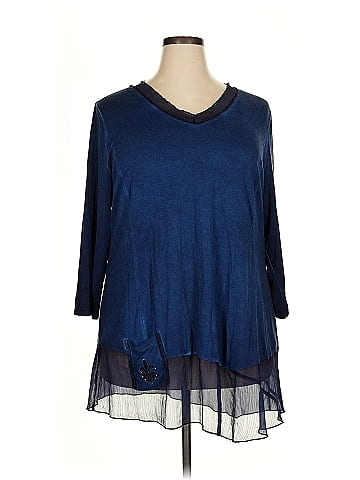 Soft Surroundings 3/4 Sleeve Top (view 1)
