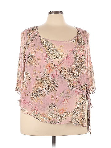 Avenue 3/4 Sleeve Silk Top (view 1)
