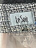 Le Suit 100% Polyester Houndstooth Gray Casual Skirt Size 4 - photo 4