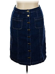 Logo By Lori Goldstein Denim Skirt