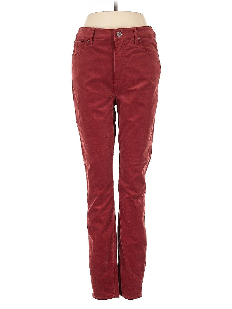 Pre-owned Soft Surroundings Jeans In Burgundy