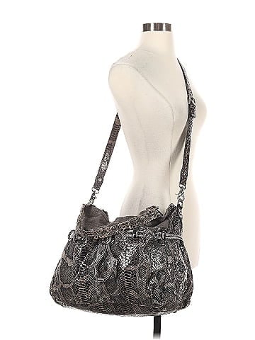 B Makowsky Leather Satchel (view 2)