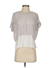Zara W&B Collection Short Sleeve Blouse
