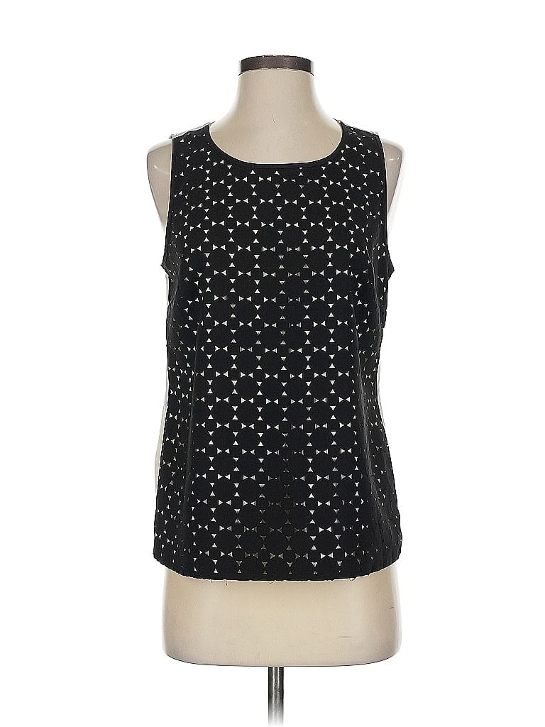 Pre-owned The Limited Sleeveless Top Black Square Neckline Tops
