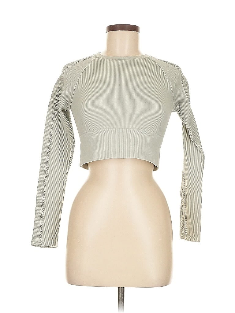 Pre-owned Offline By Aerie Long Sleeve Top Green Turtleneck Tops