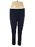 Roaman's Solid Blue Active Pants Size 22 - photo 1