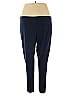 Roaman's Solid Blue Active Pants Size 22 - photo 2