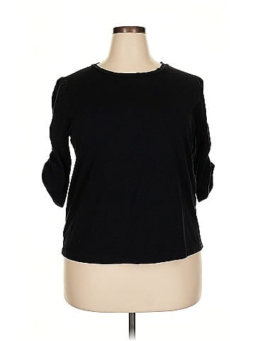 Ann Taylor Factory 3/4 Sleeve T-Shirt (view 1)