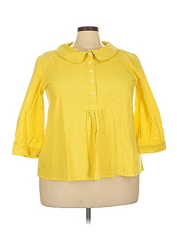 Misslook 3/4 Sleeve Button-Down Shirt (view 1)