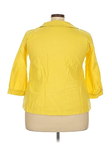 Misslook 3/4 Sleeve Button-Down Shirt (view 2)