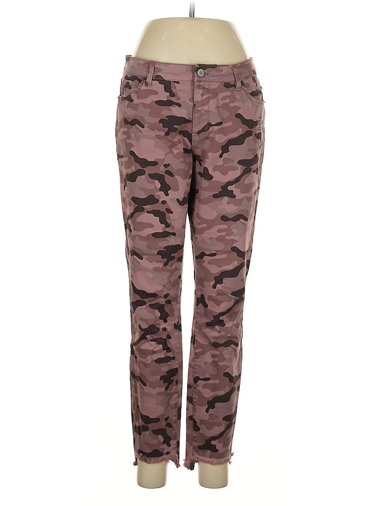 Soho JEANS NEW YORK & COMPANY Camo Brown Jeggings Size 8 - photo 1